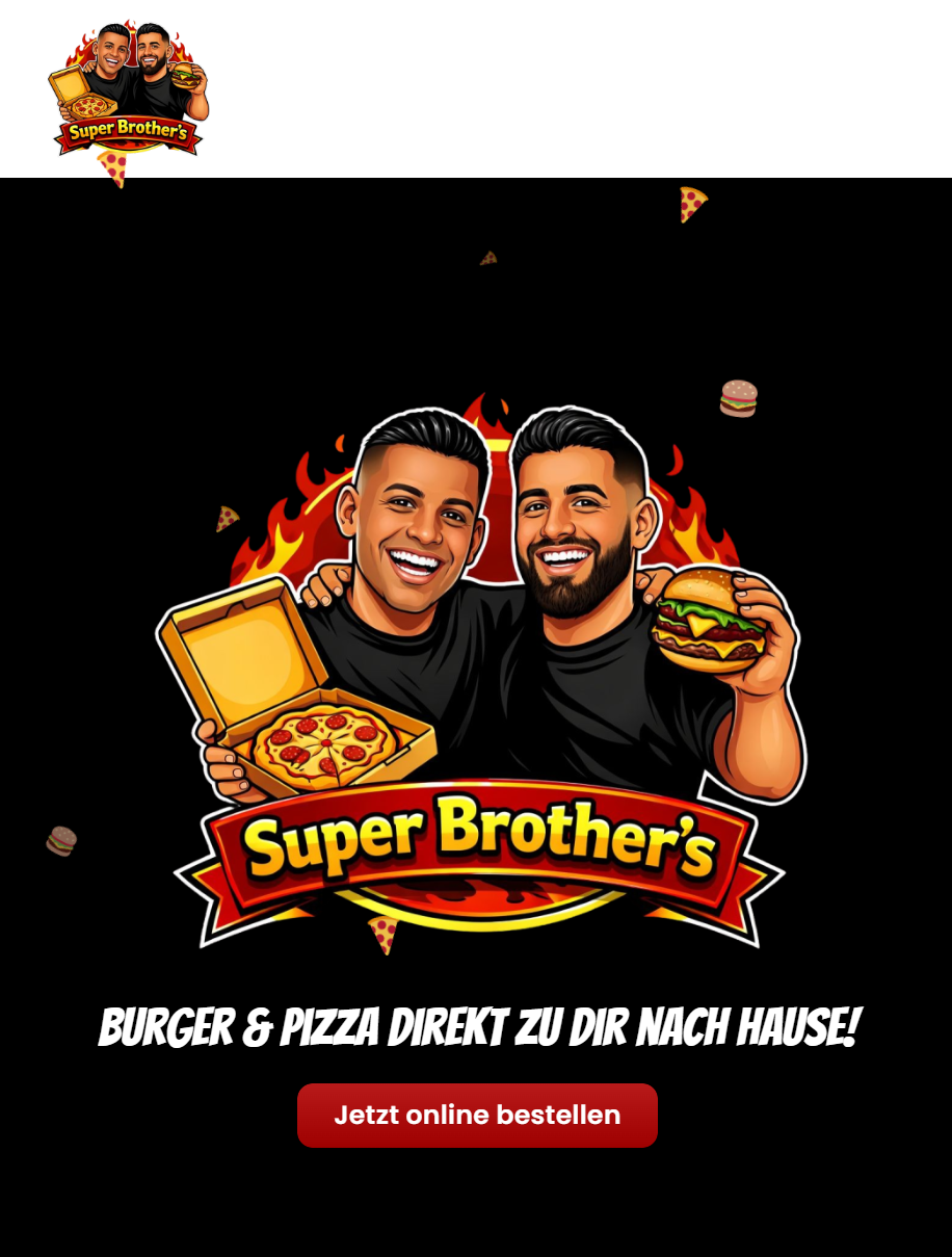Beispiel-Webseite eines Restaurants